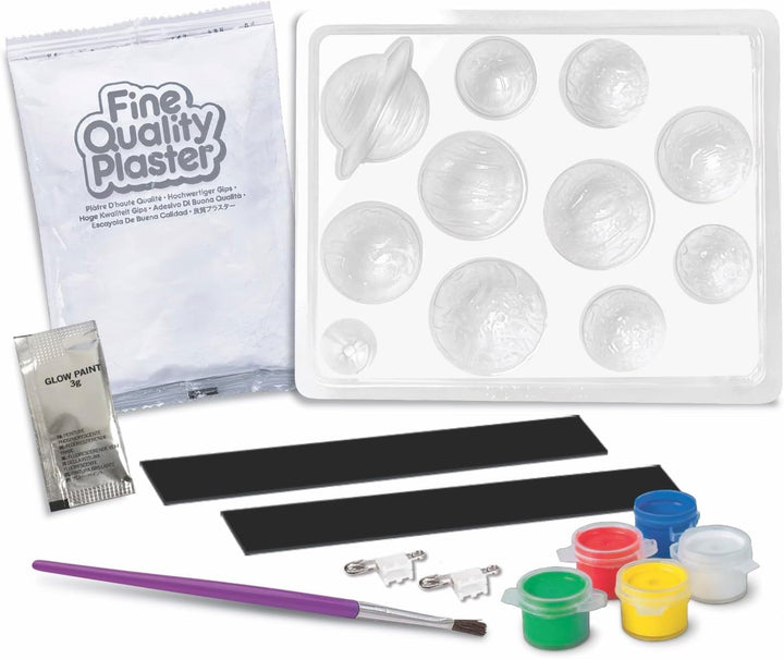 Juego Kit Solar System Moldea Y Pinta Brilla En Oscuridad