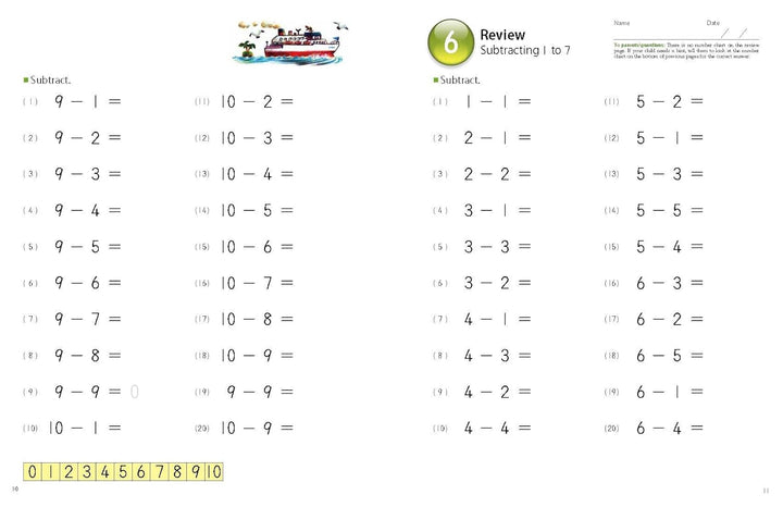 Libro Kumon Mi Libro De Restas Simples Para Niños