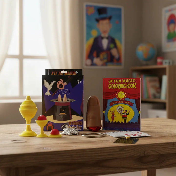 Kit Didáctico De Magia Con 15 Trucos  Niños
