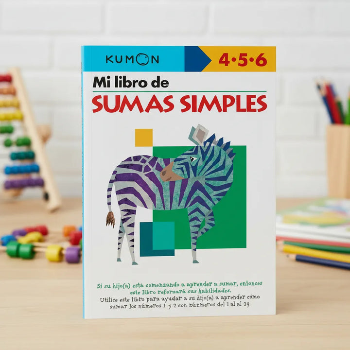 Libro Kumon Mi libro de sumas simples para niños