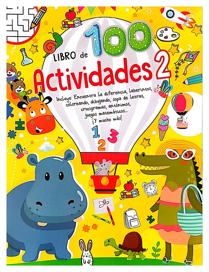 Libro Infantil 100 Actividades 2 Educativos