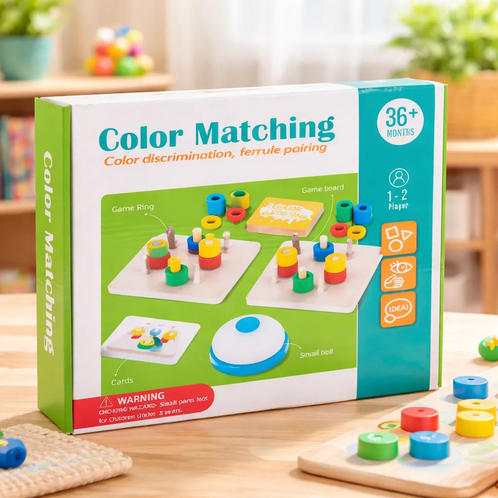 Juego Didáctico Multifuncional Colores Para Niños Familia