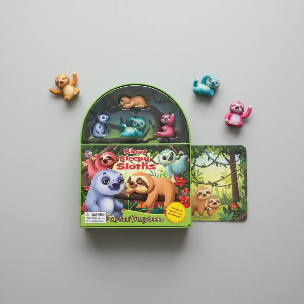 Libro y Juego 2 En 1 Animales Perezosos