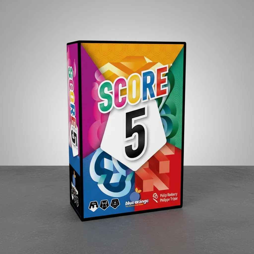 Juego De Cartas Score 5 Estrategia Riesgo Adultos