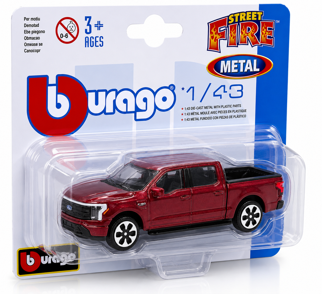Carro A Escala Bburago 1/43 Ford F-150 Lightning