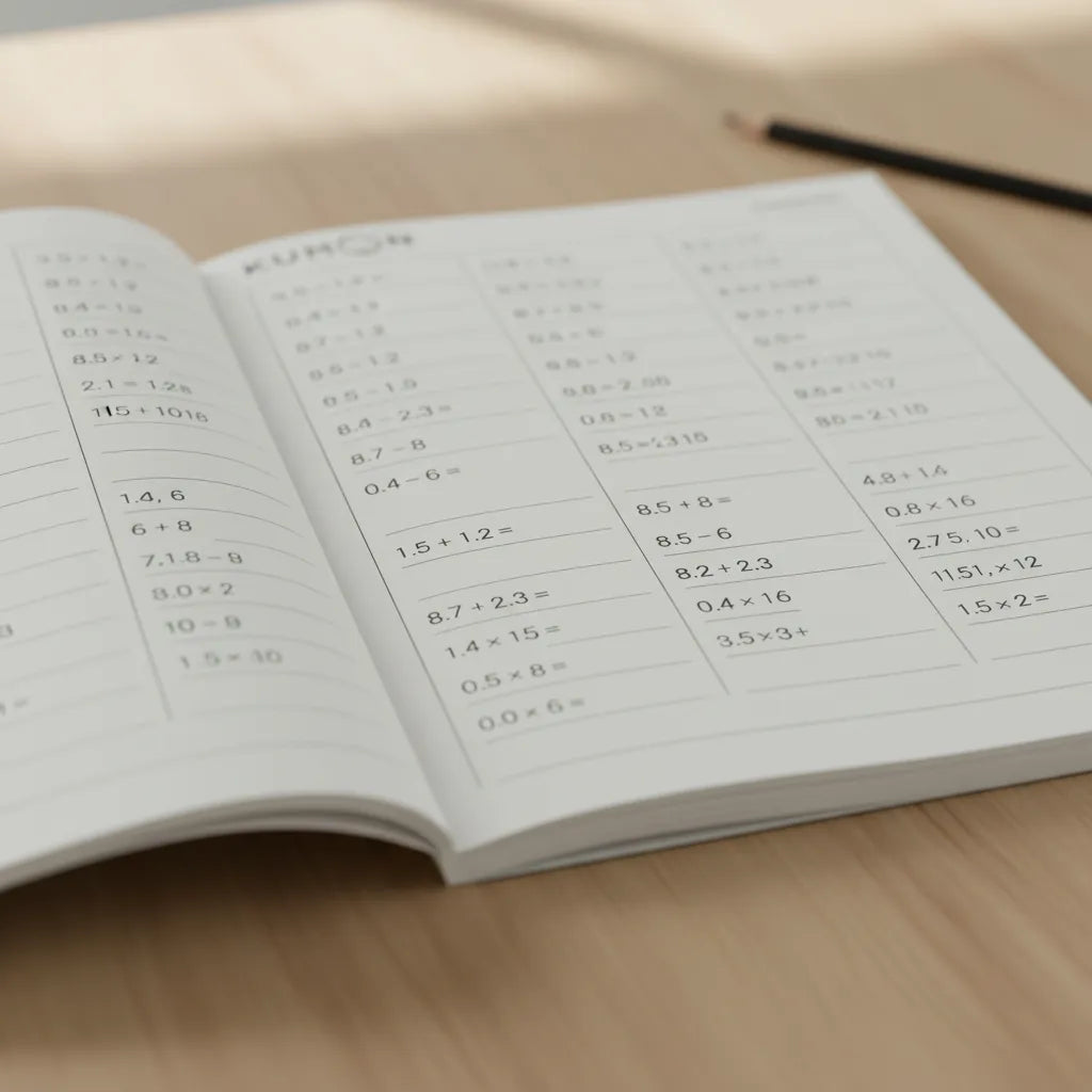 Libro Kumon Problemas Matemáticos Decimales En Ingles