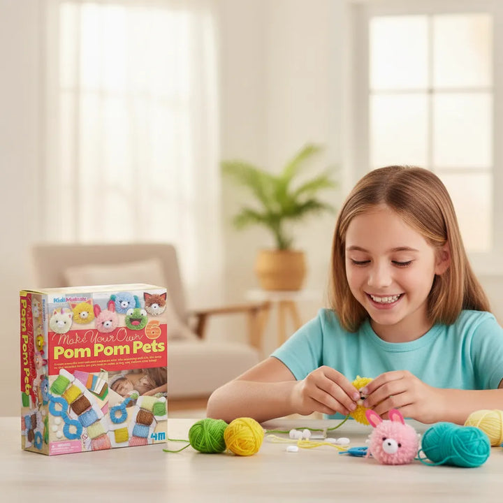 Kit De Arte Mascotas De Pompom