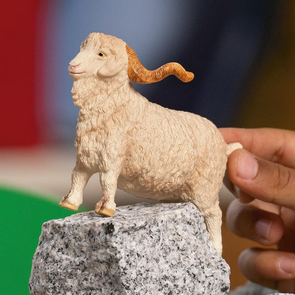 Figura Cabra De Angora Pintada A Mano Schleich