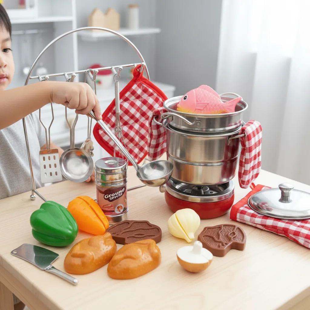 Set De Accesorios De Cocina 23 Piezas Para Niños