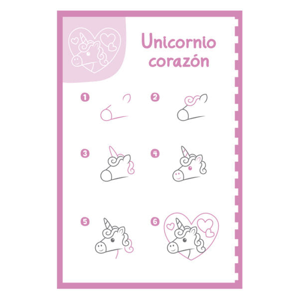 Libro Borrable Aprende A Dibujar Unicornios Para Niños