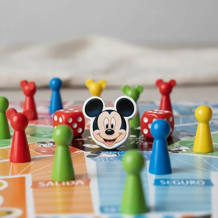 Juego De Mesa Parqués De Lujo Mickey Mouse