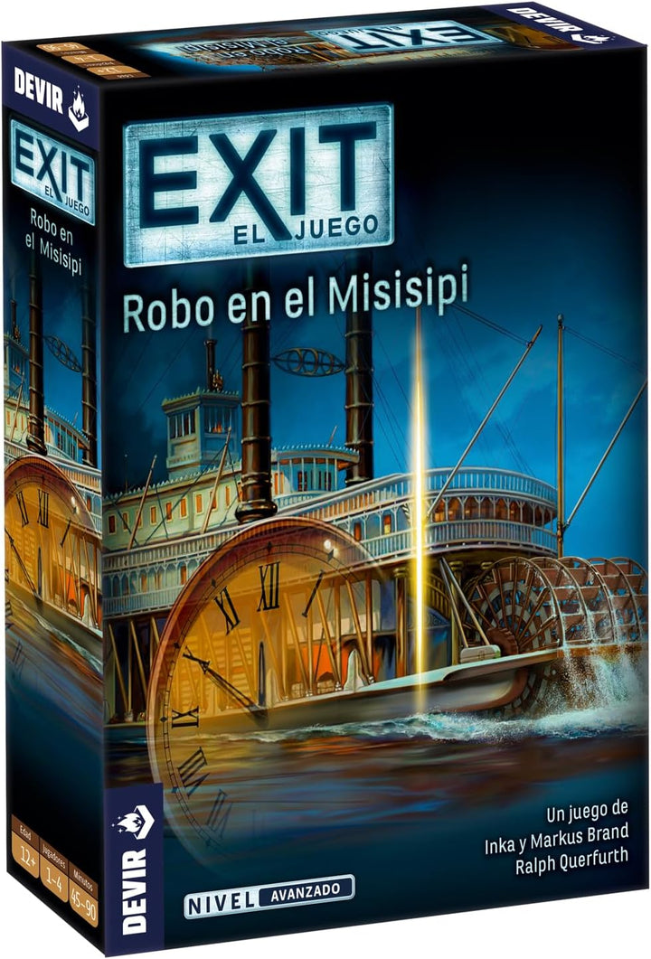 Juego De Mesa Exit Robo En El Misisipi Adultos