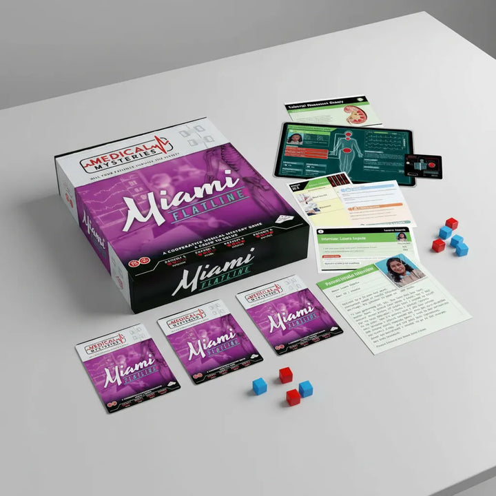 Juego De Mesa Medical Mysteries Miami  Adultos