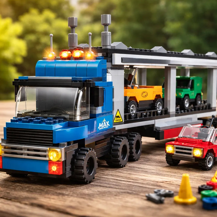 Juego De Construccion Tipo Lego Carro Construcción