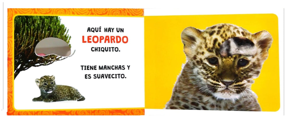 Libro Infantil Texturas Animales De La Sabana