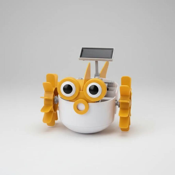 Experimento de juguete :  Robot acuático solar