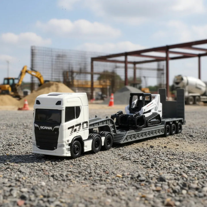 Camión a escala plataforma Scania 770s
