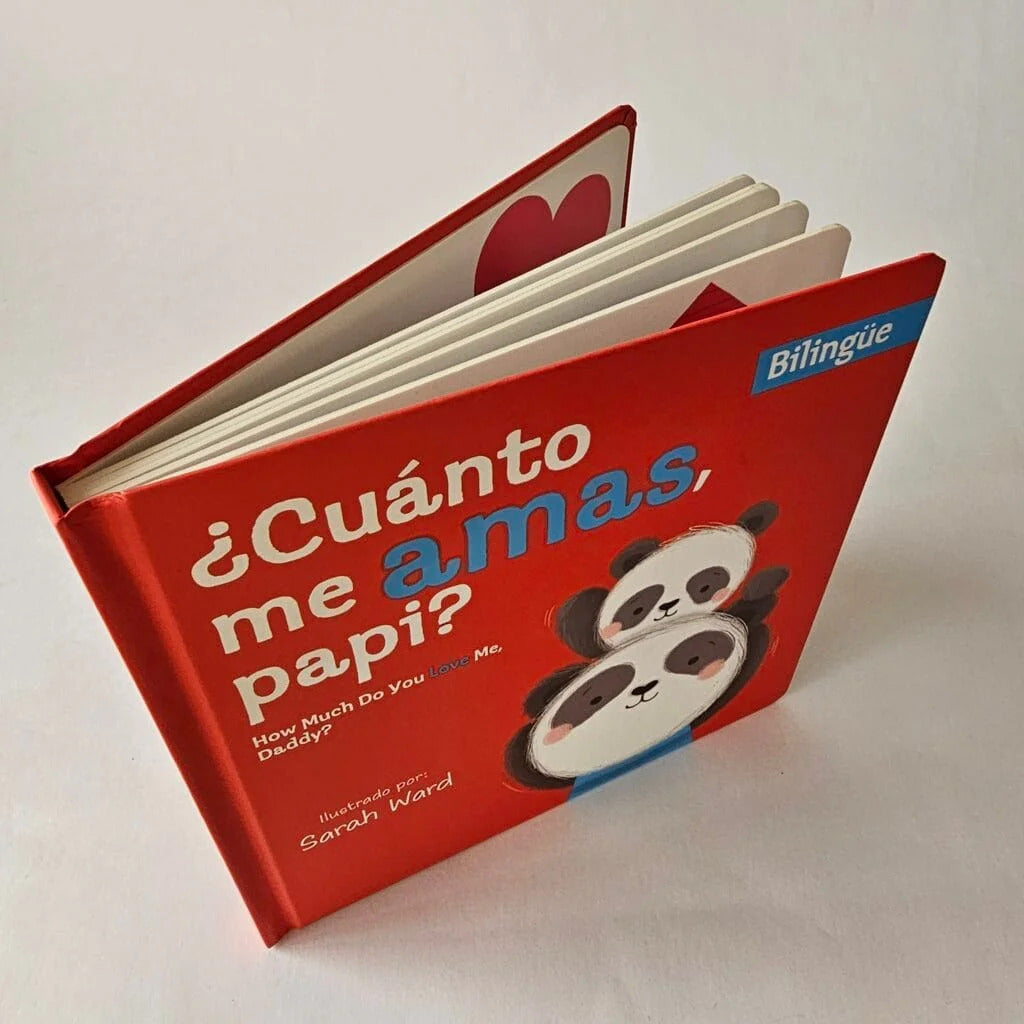 Libro Cuanto Me Quieres papá Bilingüe Para Niños