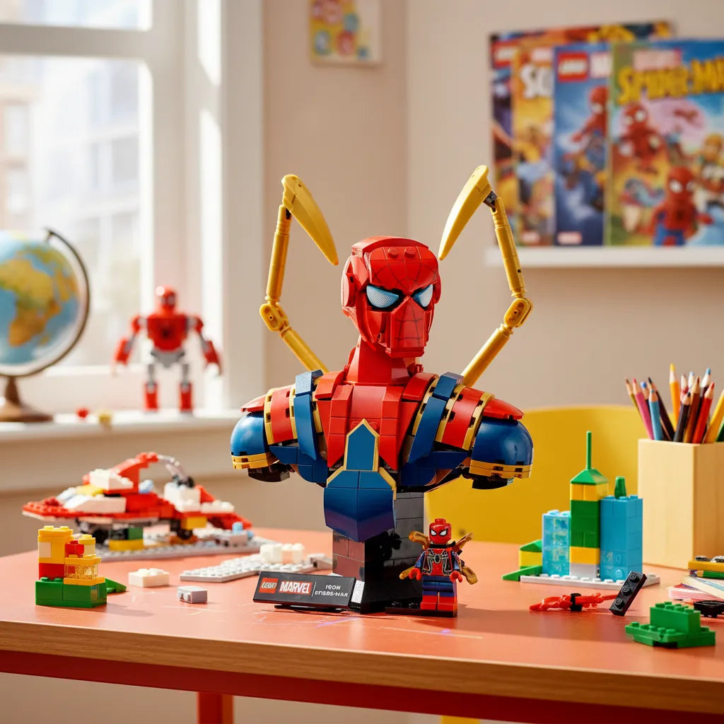 Juego De Construcción Iron Spiderman 379 Piezas Para Niños
