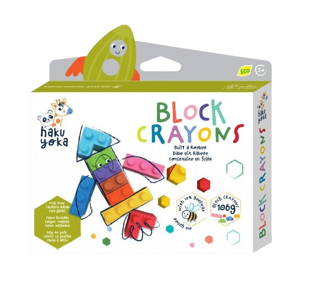 Crayones En Bloques cohete Para Niños