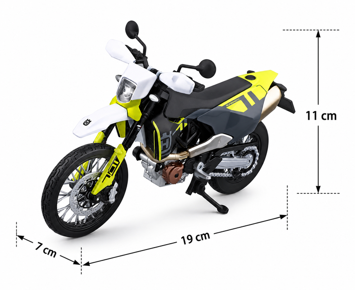 Moto escala 1/12 2023 Husqvarna 701 Supermoto
