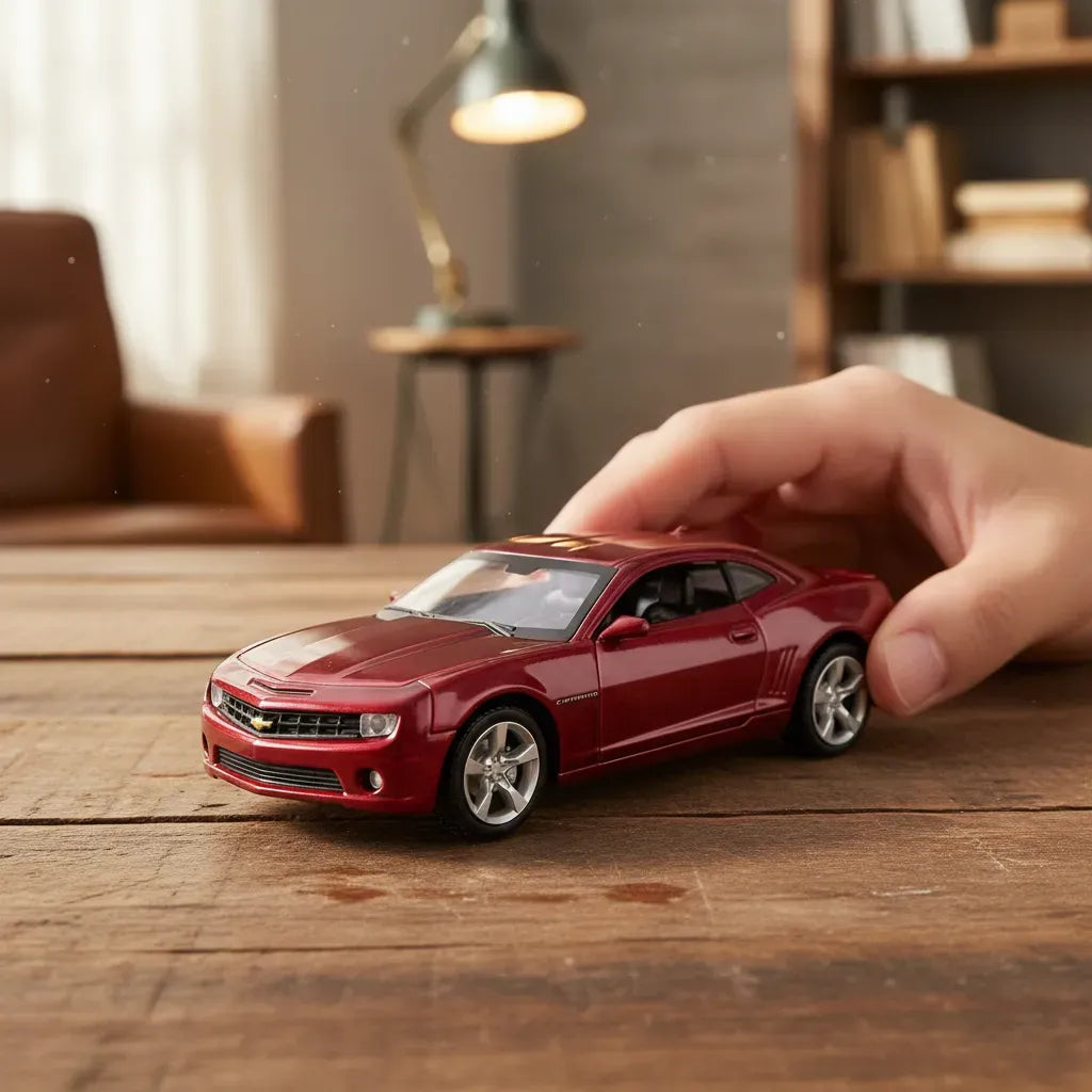 Carro A Escala 1/36 Chevrolet Camaro Maisto Rojo Original
