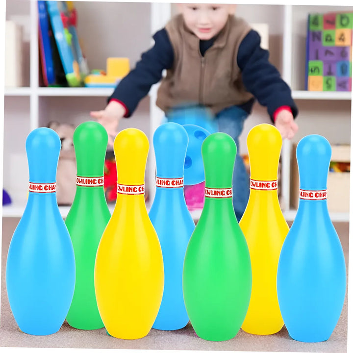 Juego De Bolos Plástico Alta Resistencia