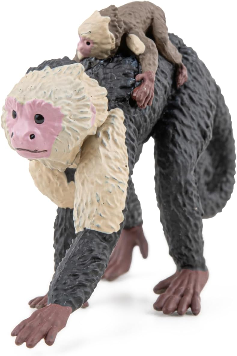Figura Mono Capuchino Pintada A Mano papo