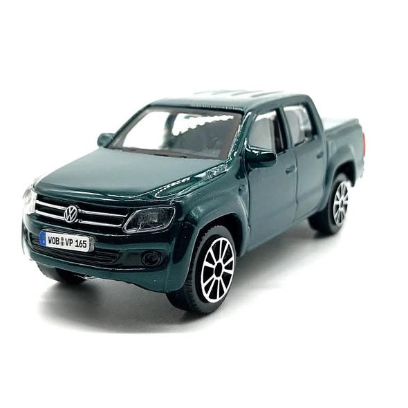 Carro A Escala 1/36 Bburago Vokswagen Amarok Verde