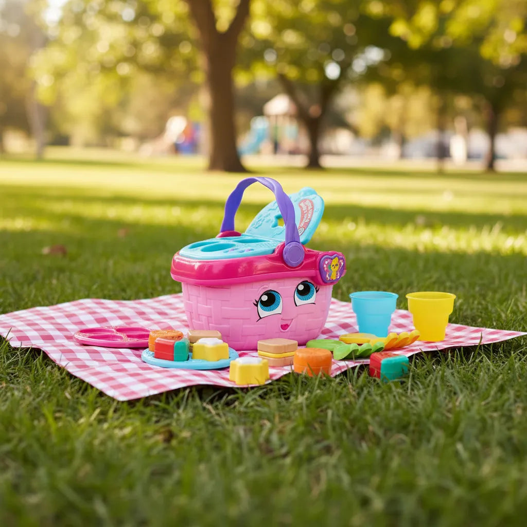 Juego Cesta De Picnic Formas Para Niños