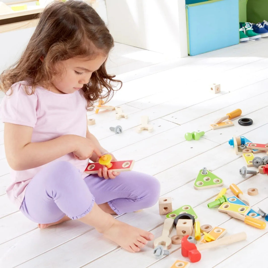 Caja De Herramientas Madera para Niños
