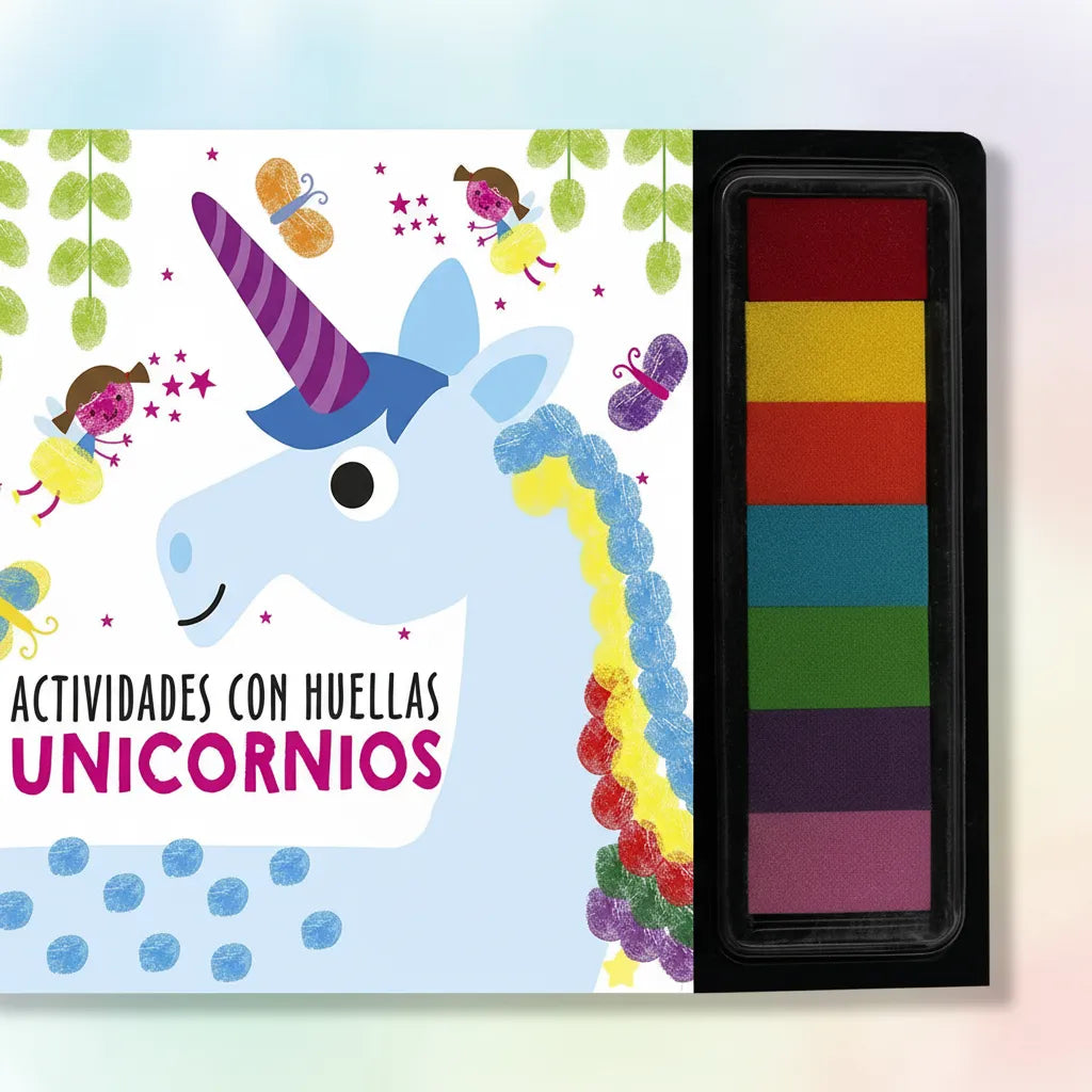 Libro Actividades Con HuellitasUnicornios
