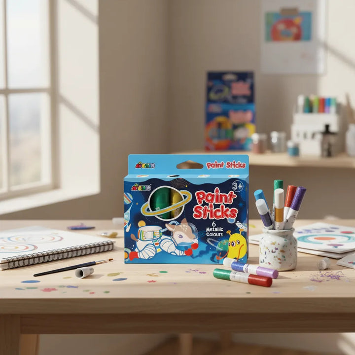 Set Marcadores Lavables metálicos para Niños