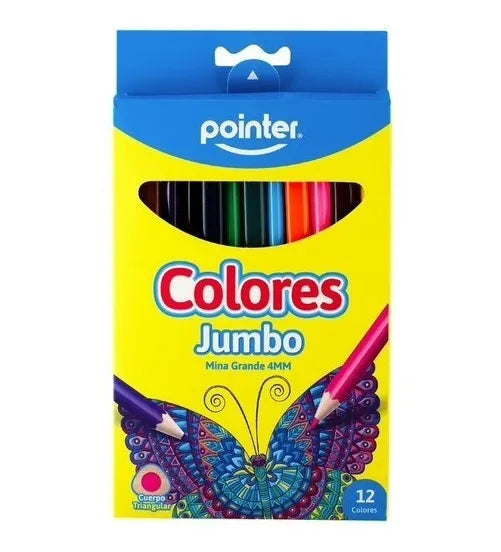 Caja De Colores Gruesos Jumbo
