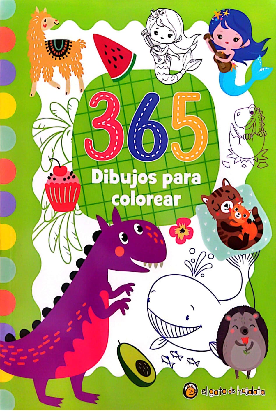 Libro Infantil Para Colorear Con 365 Dibujos