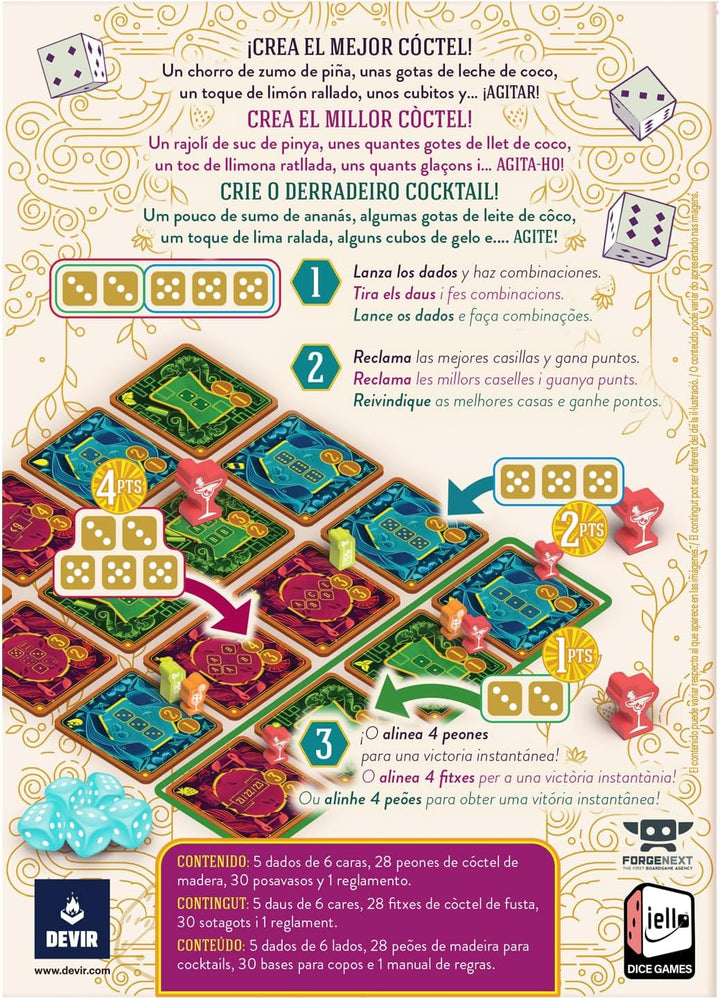 Juego De Mesa Piña Colada Para Niños