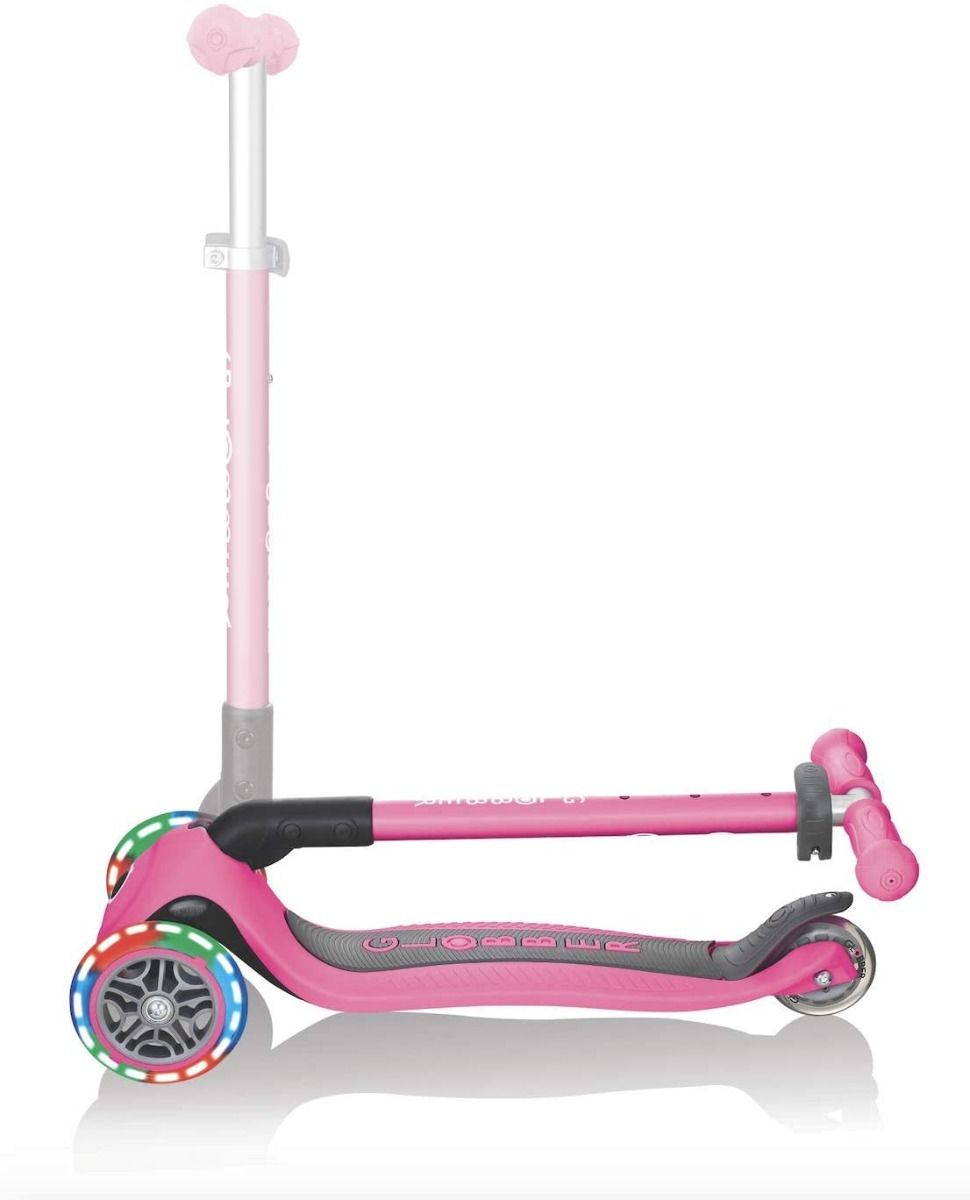 Patineta Con Luces Globber Primo rosa Para Niños
