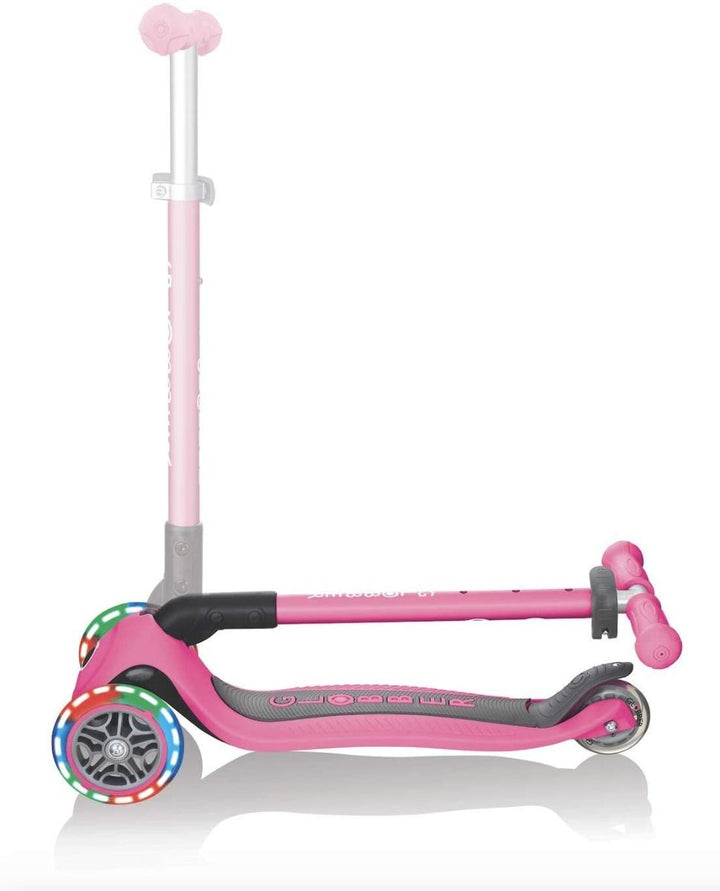 Patineta Con Luces Globber Primo rosa Para Niños