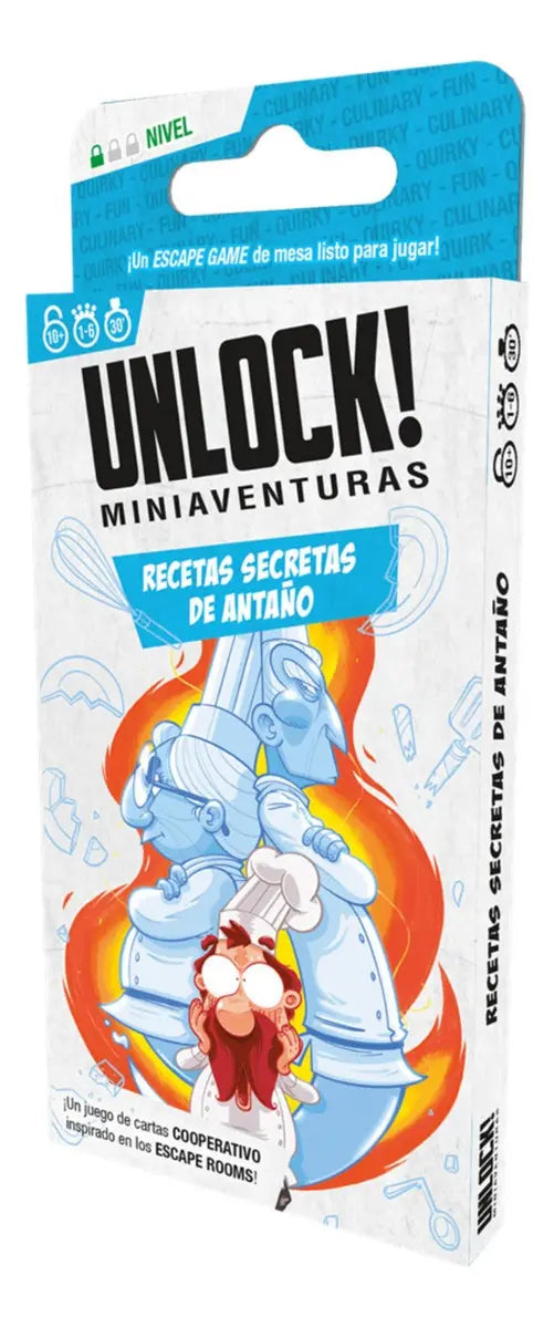 Juego De Mesa Unlock! Miniaventuras Recetas Secretas Adultos