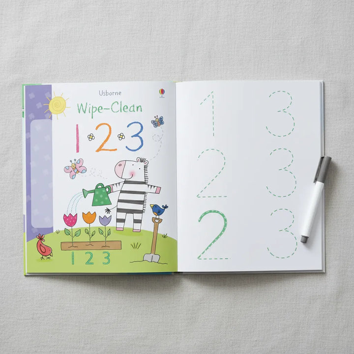 Libro Infantil aprendizaje 1 2 3  Borrable para Niños