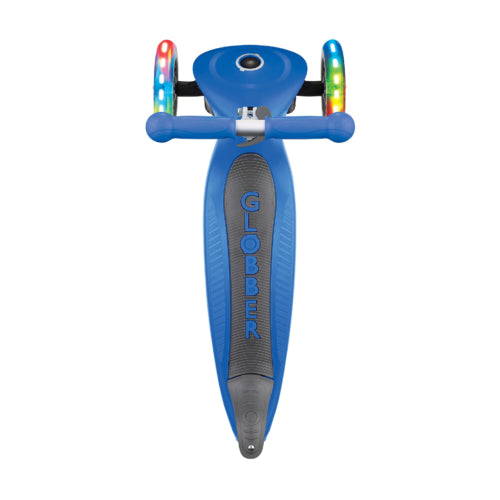 Patineta Con Luces Globber Primo azul  Para Niños
