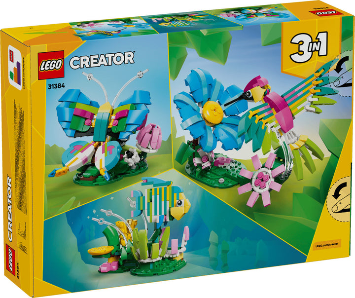 Juego De Construcción 3 En 1 Colibrí 312 Piezas Para Niños