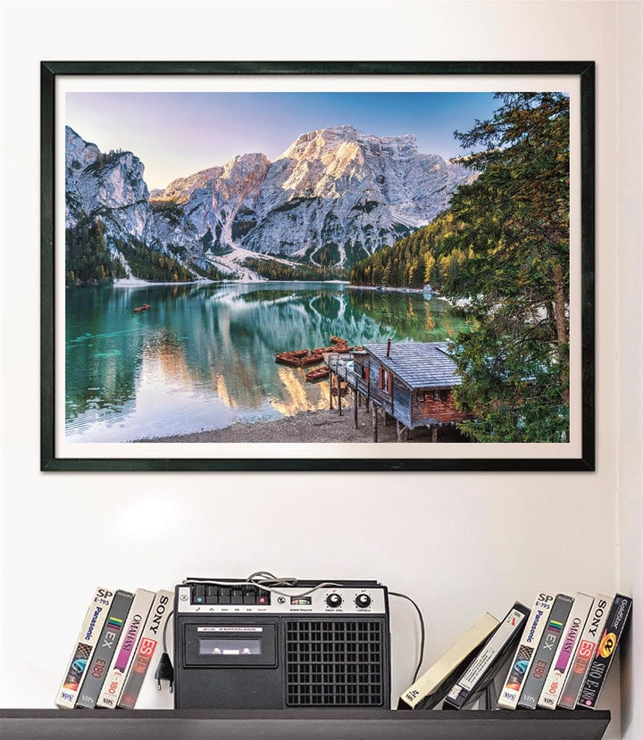 Rompecabezas 1000 piezas Lago Braies Italia