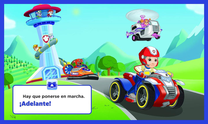 Libro Paw Patrol Lector Electrónico Biblioteca 8 Libros Niños