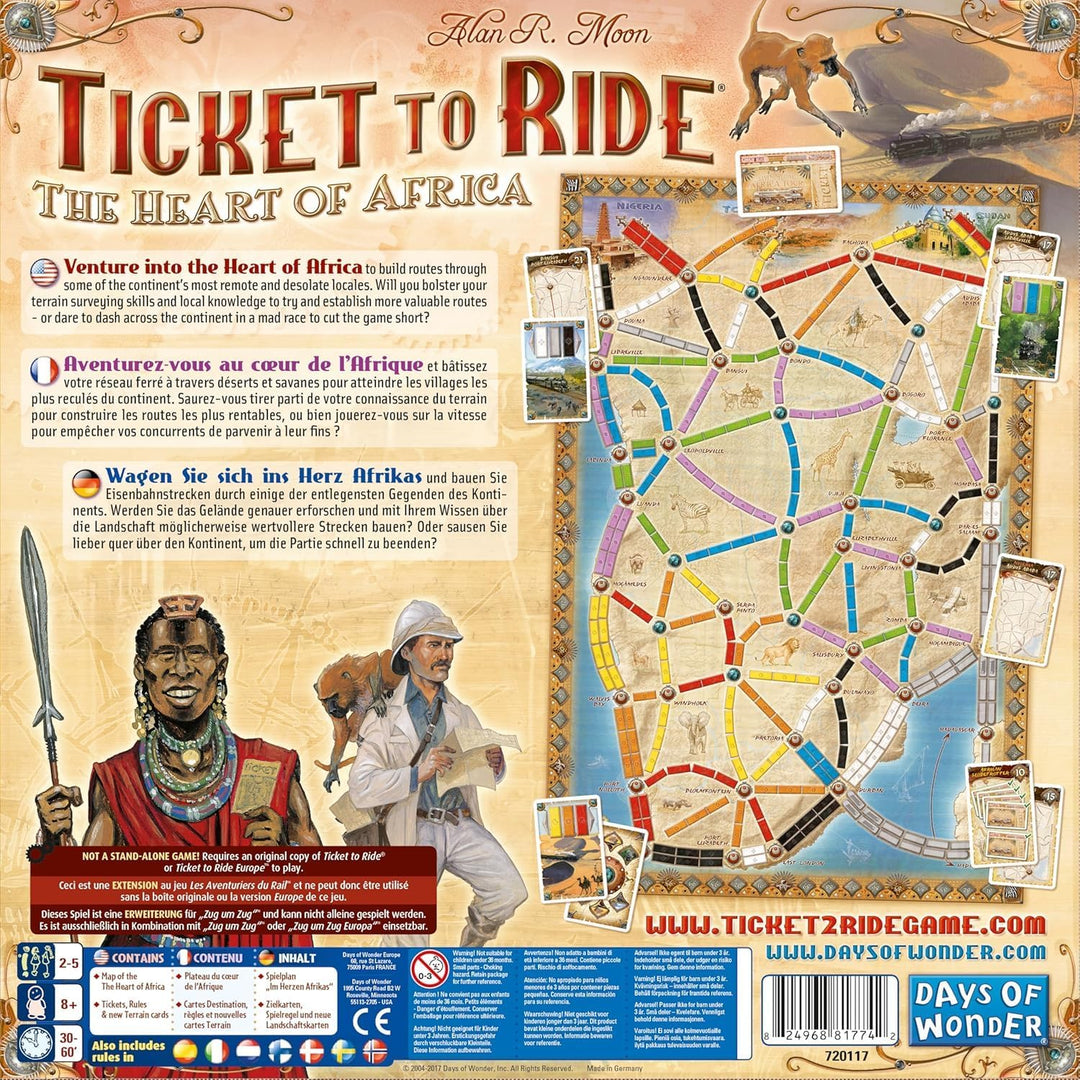 Juego Aventureros Al Tren! El Corazón De África