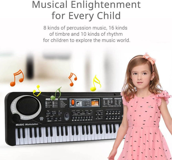 Organo Electrónico De 61 Teclas Para Niños