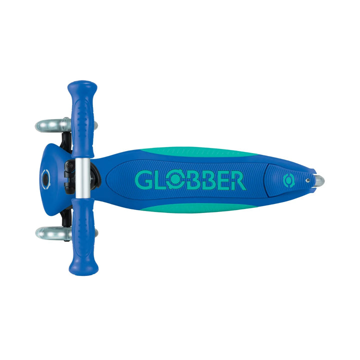Patineta Primo Plus Lights Plegable Azul Para Niños