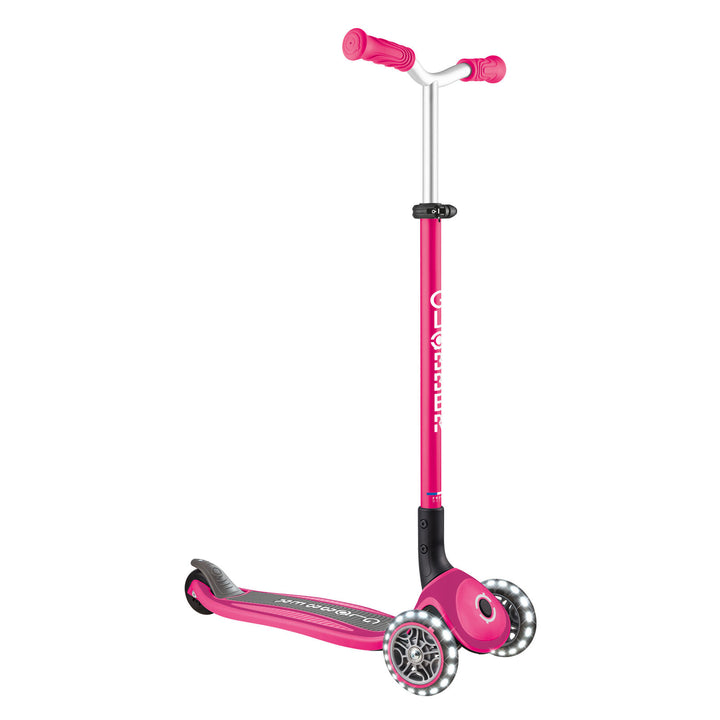 Patineta Master Lights Rosado Plegable Para Niños