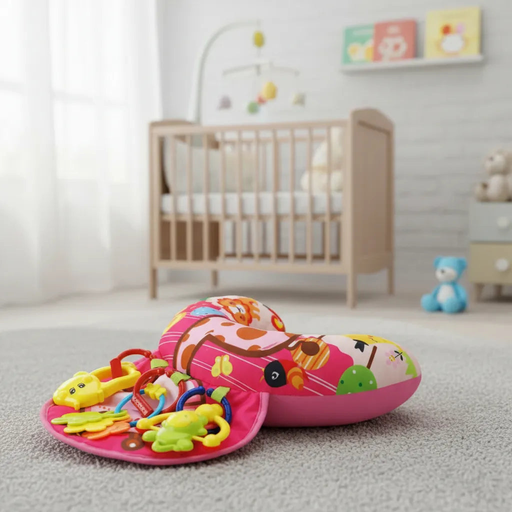 Almohada De Estimulación Tummy Time Jirafa