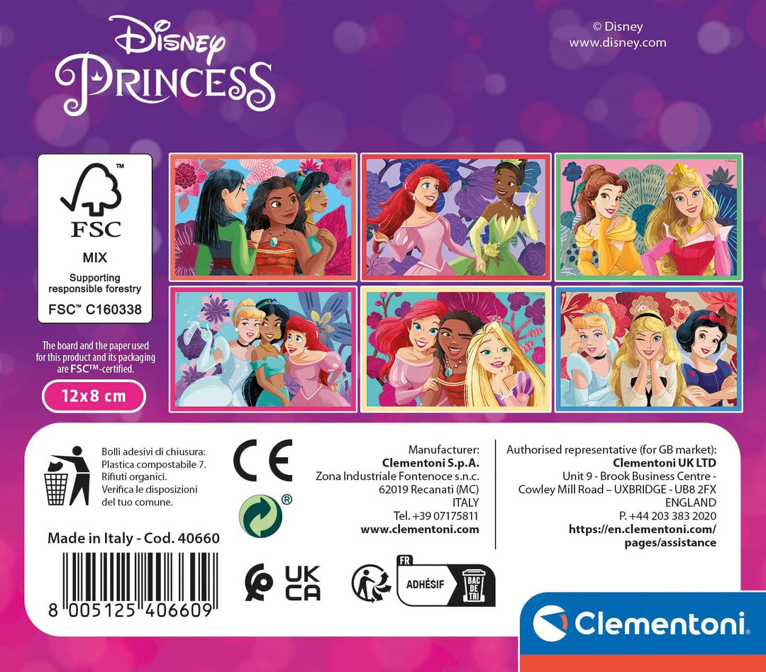 Rompecabezas Cubos Disney Princesas Clementoni Para Niños